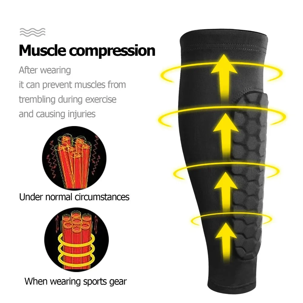 1 Pair Honeycomb Soccer Shin Guards - Image 3