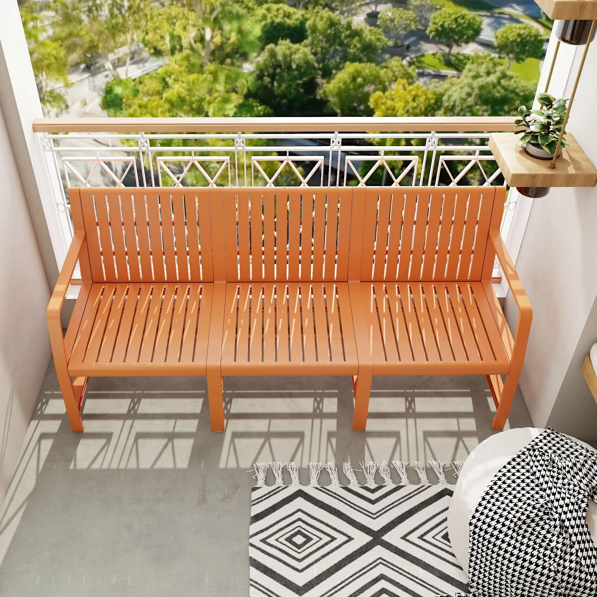 1 Piece Indoor / Outdoor 3 Seater Sofa, UV-Resistant, Waterproof And Durable - Image 5