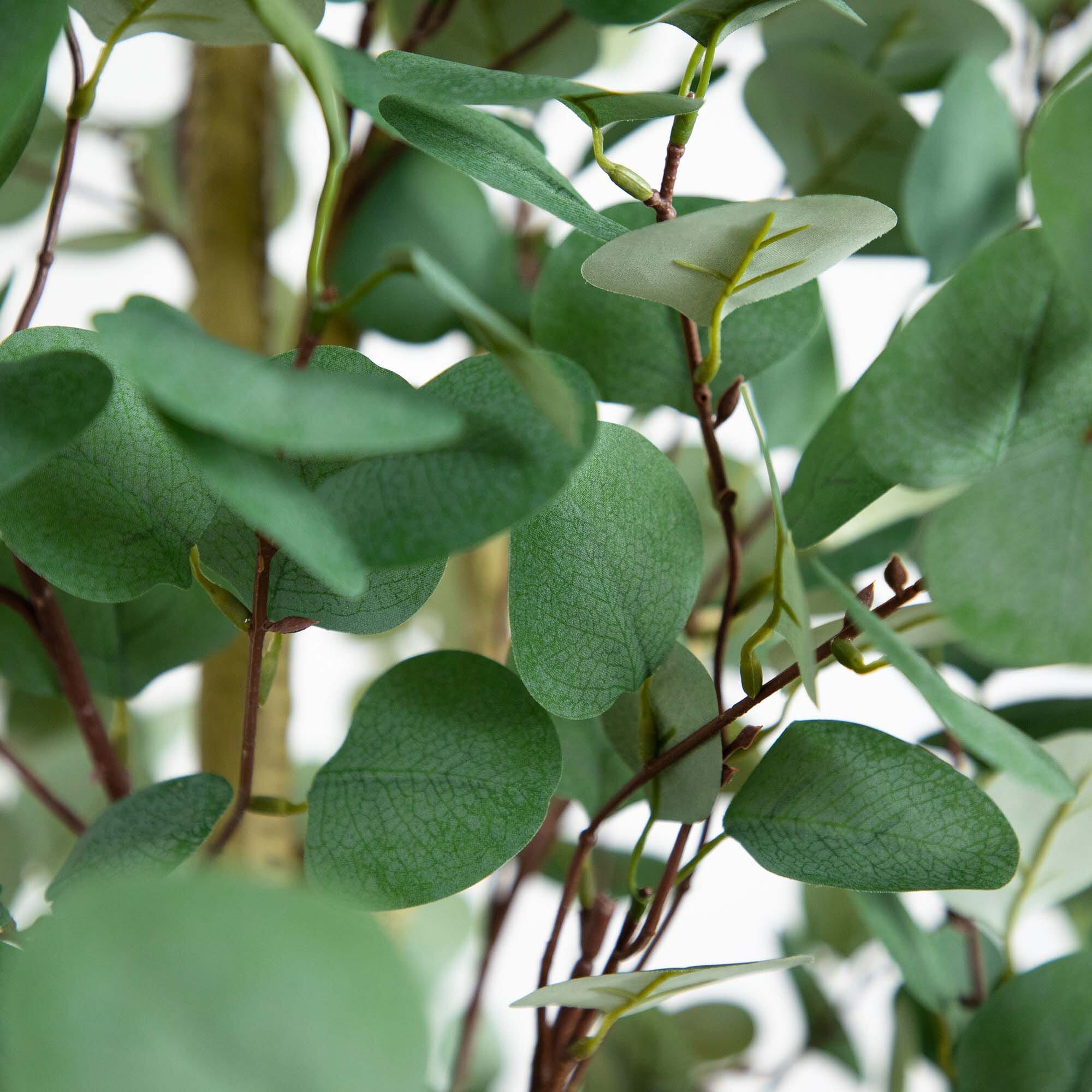10’ Artificial Eucalyptus Tree - Image 2