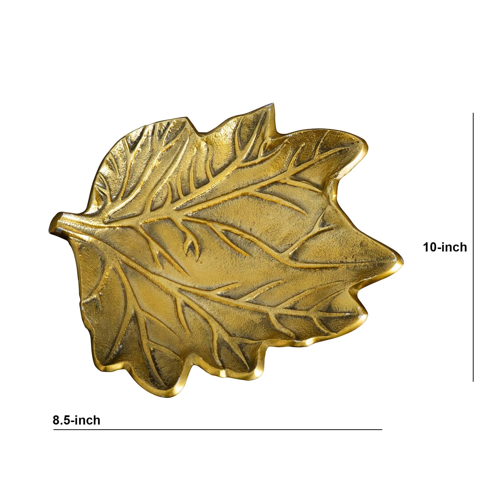 10" Gold Tree of Life Leaf Decorative Accent - Image 4