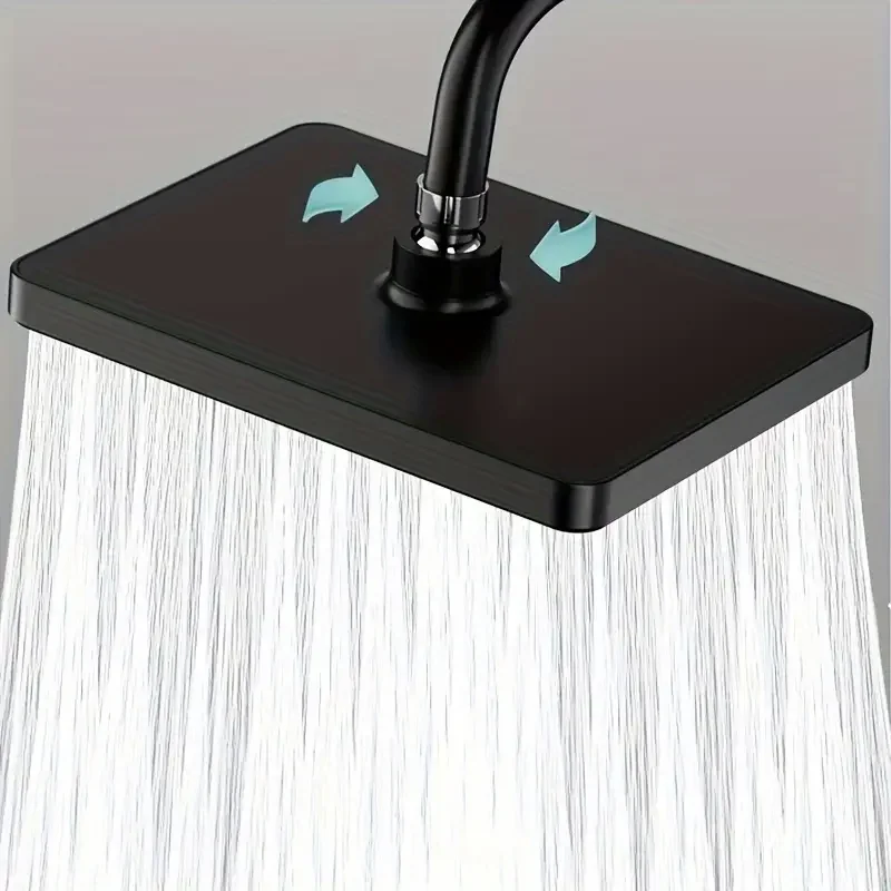 10" Large Overhead Shower Head Pressurized Anti-Block - Image 3