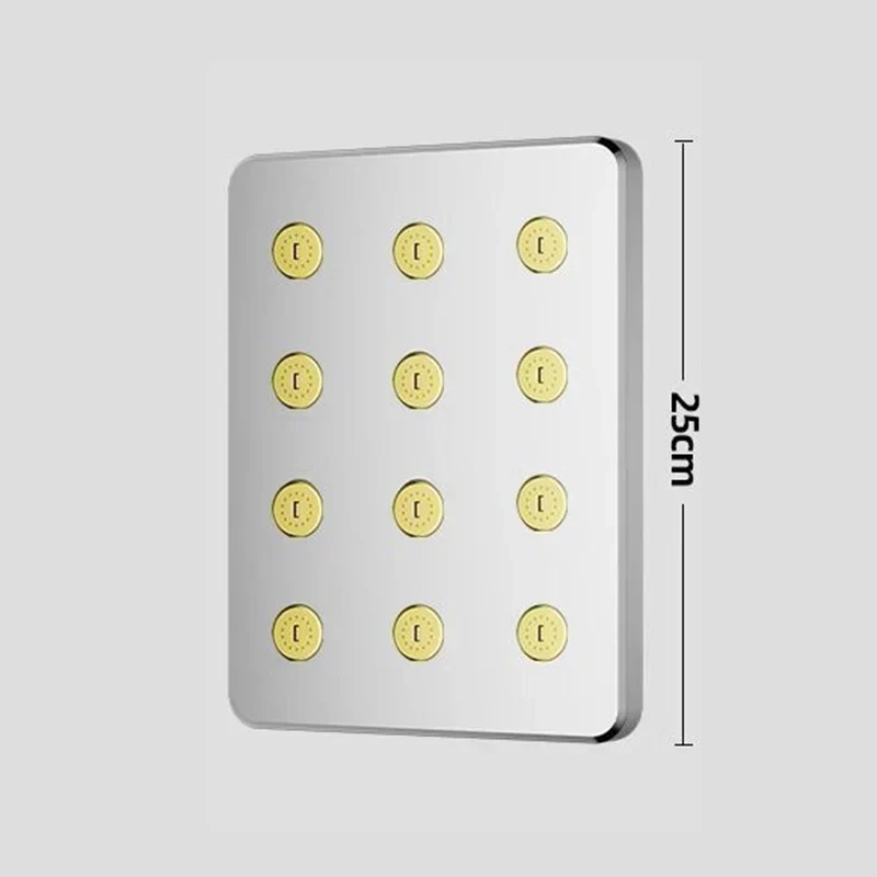 10" Large Overhead Shower Head Pressurized Anti-Block - Image 6