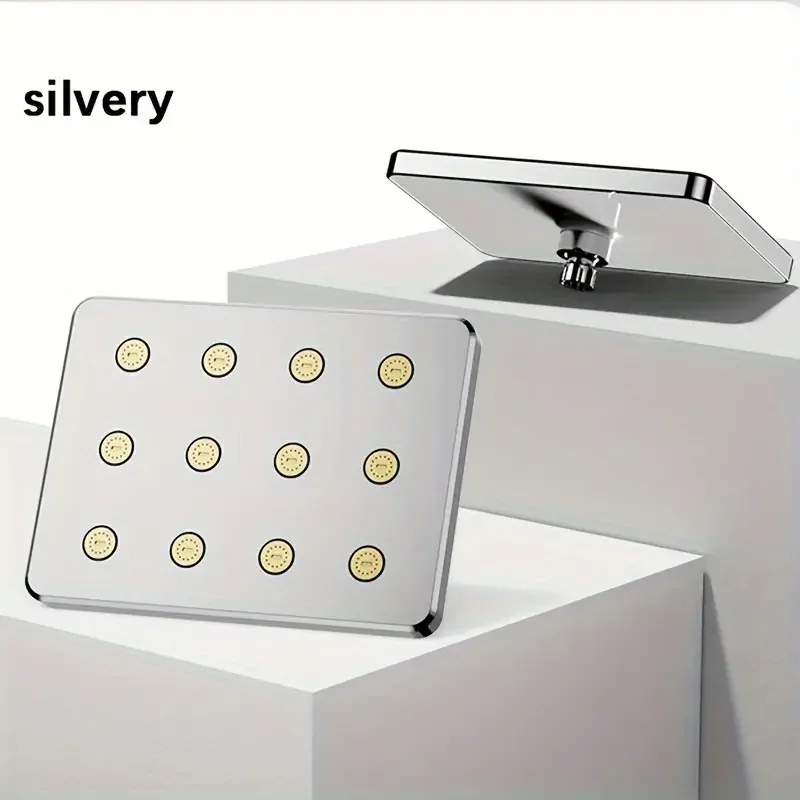 10" Large Overhead Shower Head Pressurized Anti-Block - Image 8