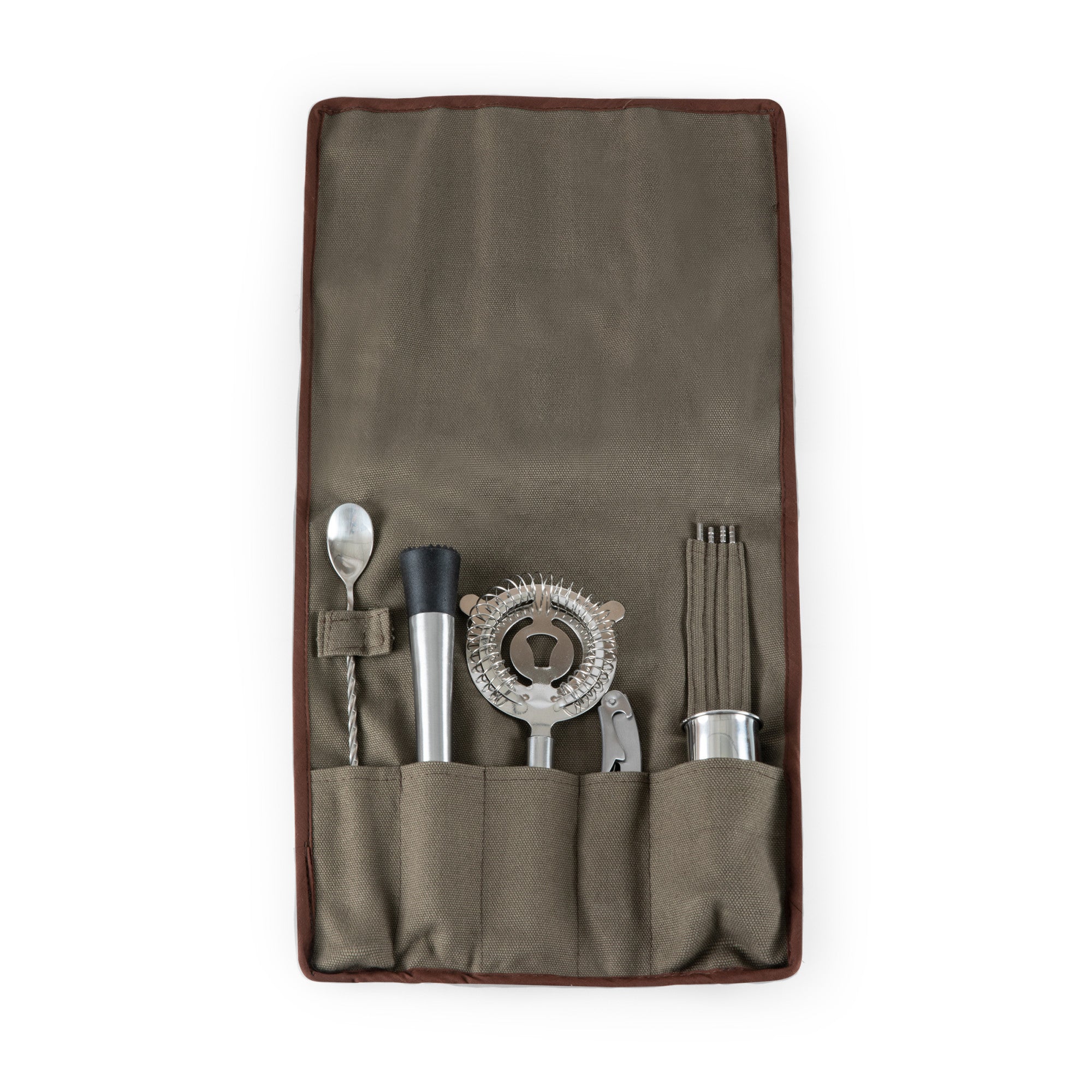 10-Piece Bar Tool Roll Up Kit - Image 3