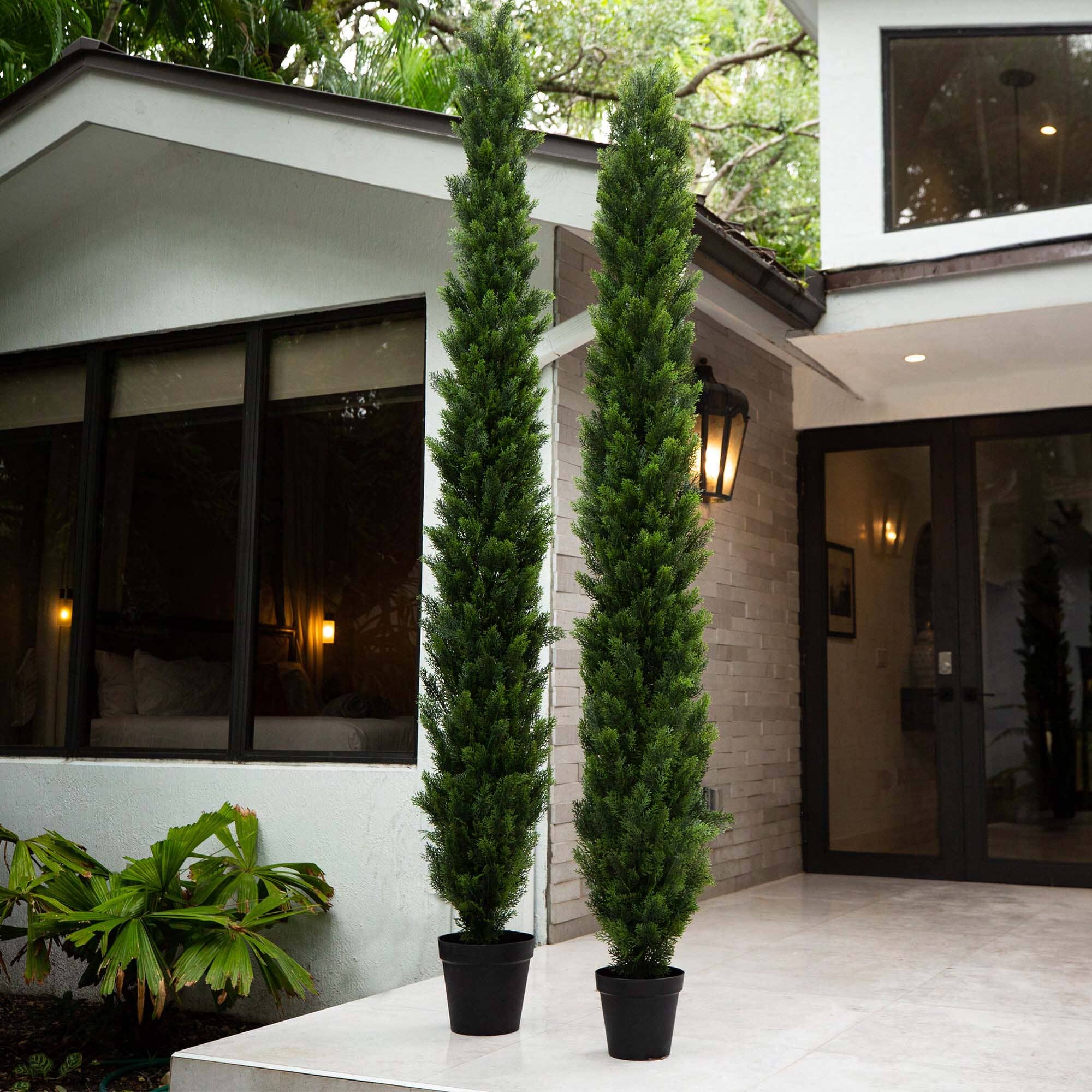 10' UV Resistant Artificial Cedar Pine Tree (Indoor/Outdoor) - Image 4