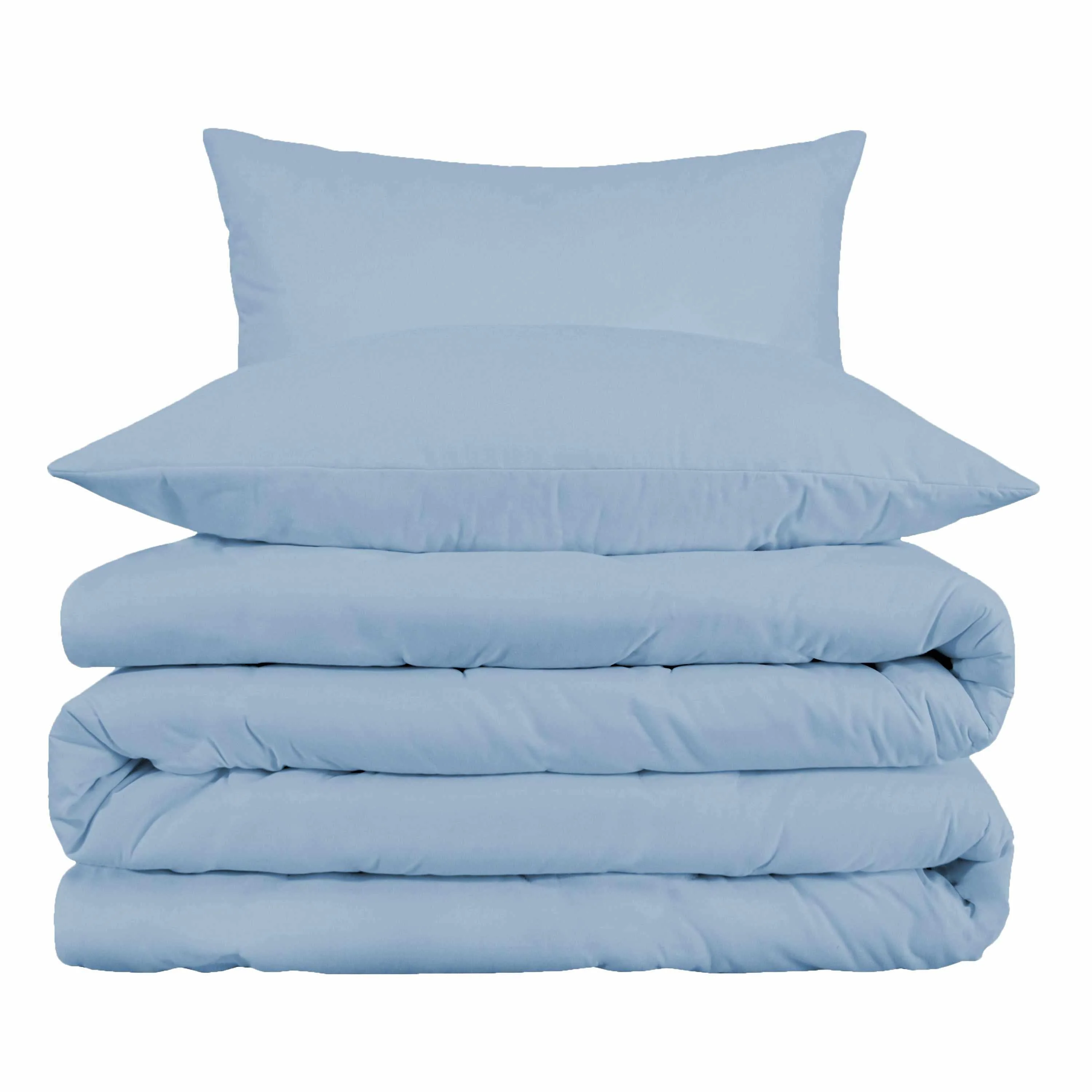 1000 Thread Count Egyptian Cotton Solid Duvet Cover Set - Image 24