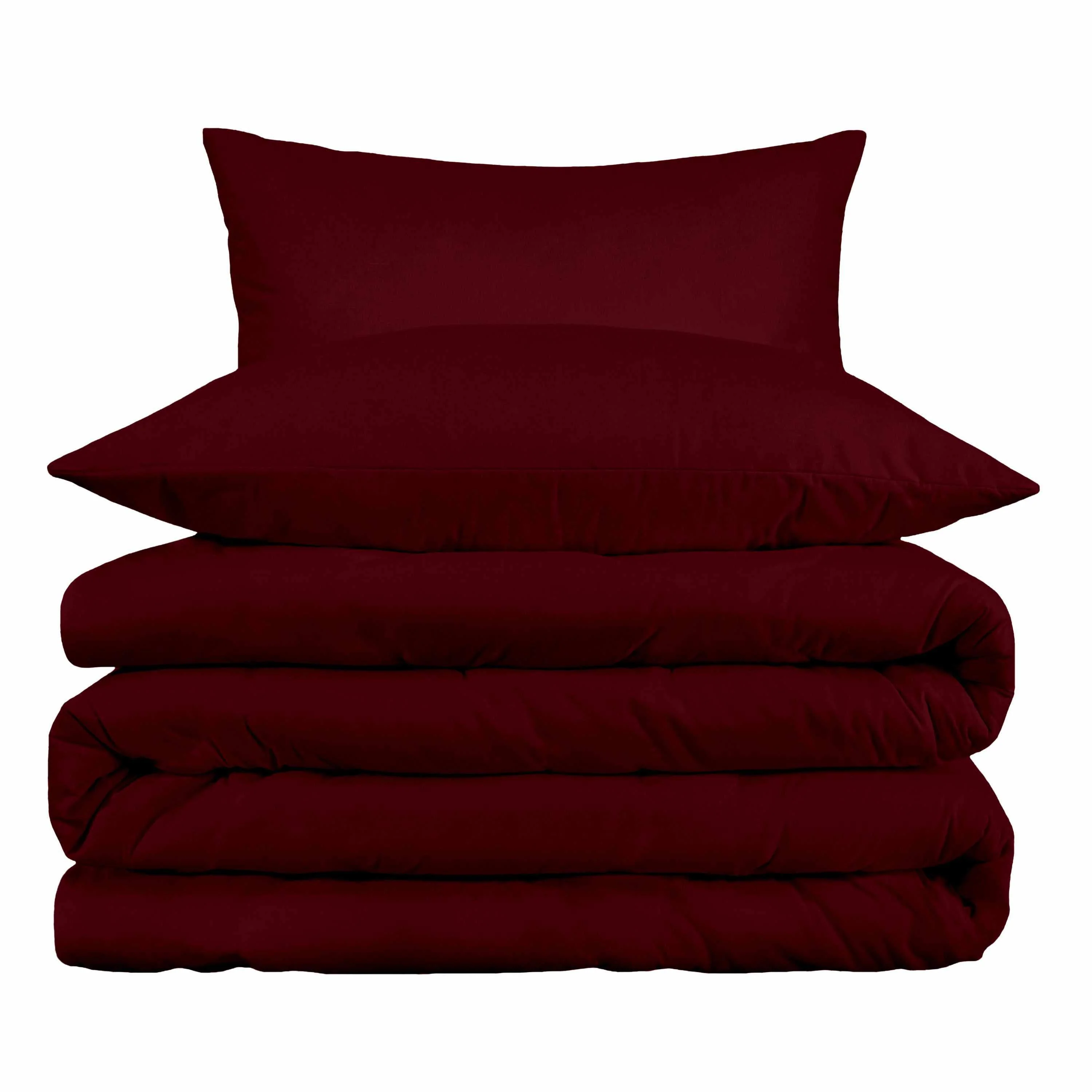 1000 Thread Count Egyptian Cotton Solid Duvet Cover Set - Image 26