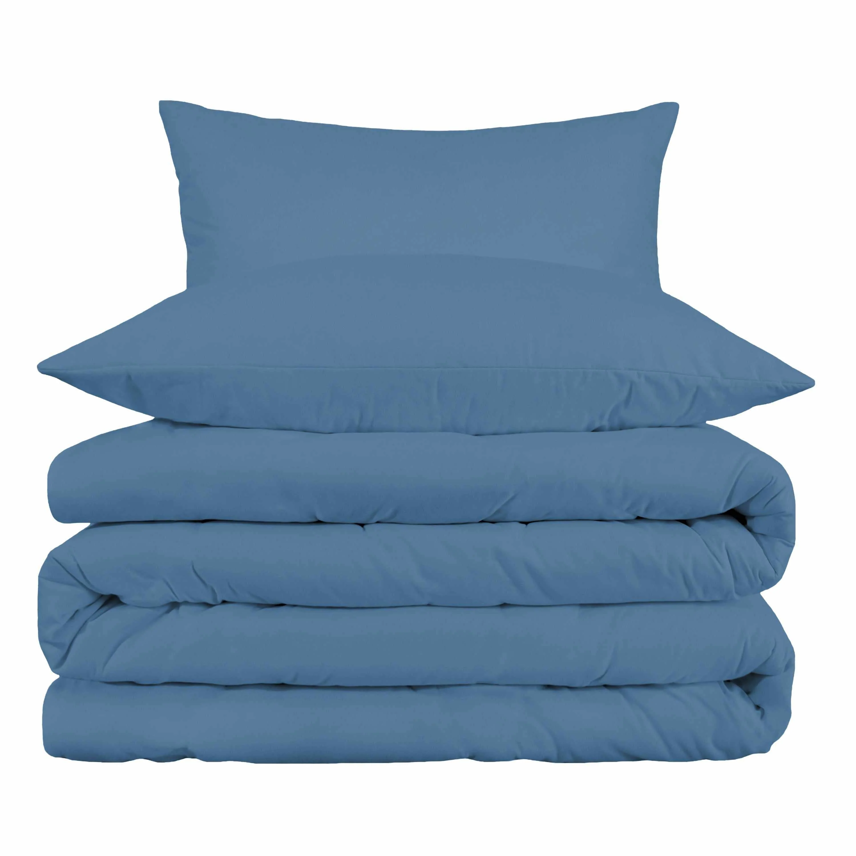 1000 Thread Count Egyptian Cotton Solid Duvet Cover Set - Image 27