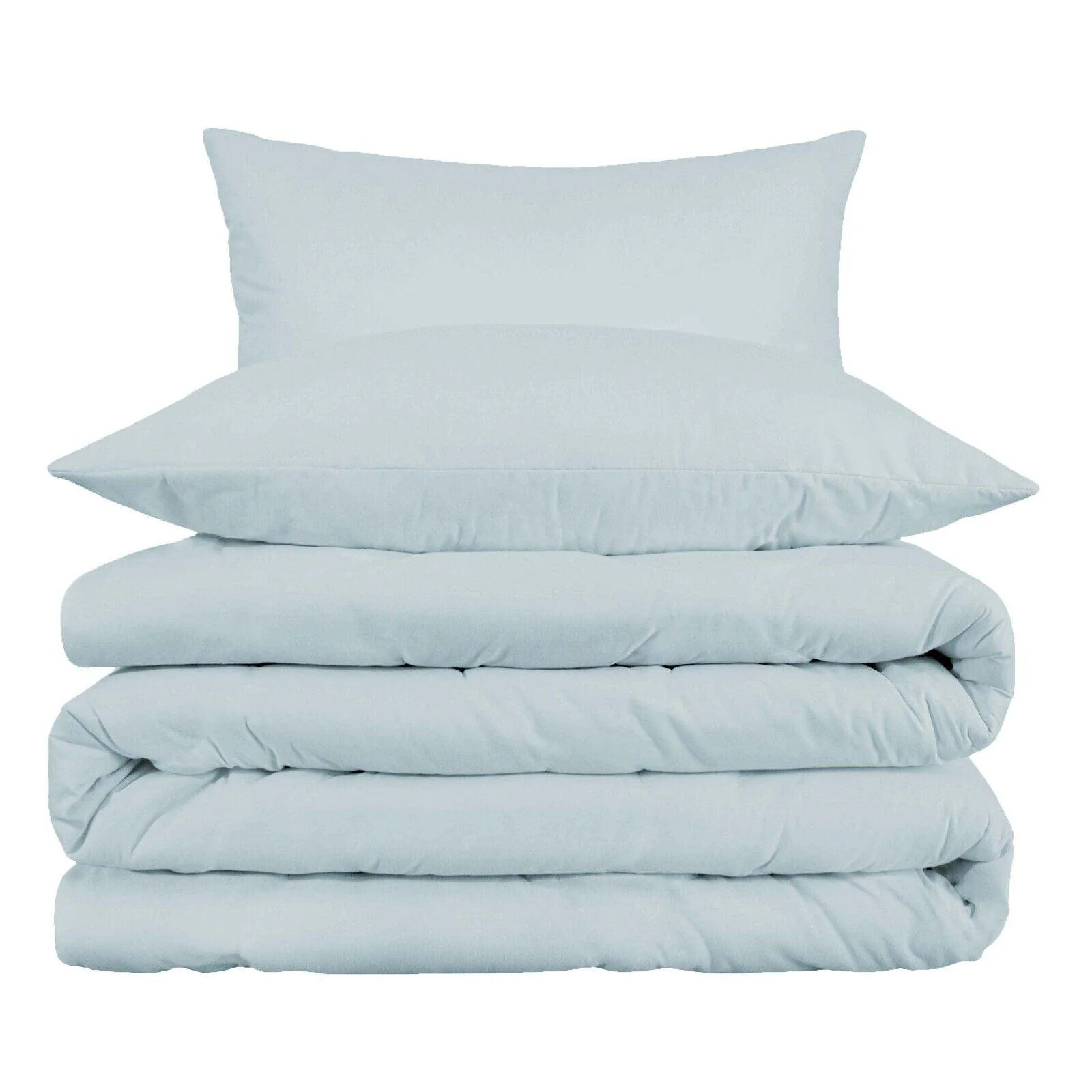 1000 Thread Count Egyptian Cotton Solid Duvet Cover Set - Image 35