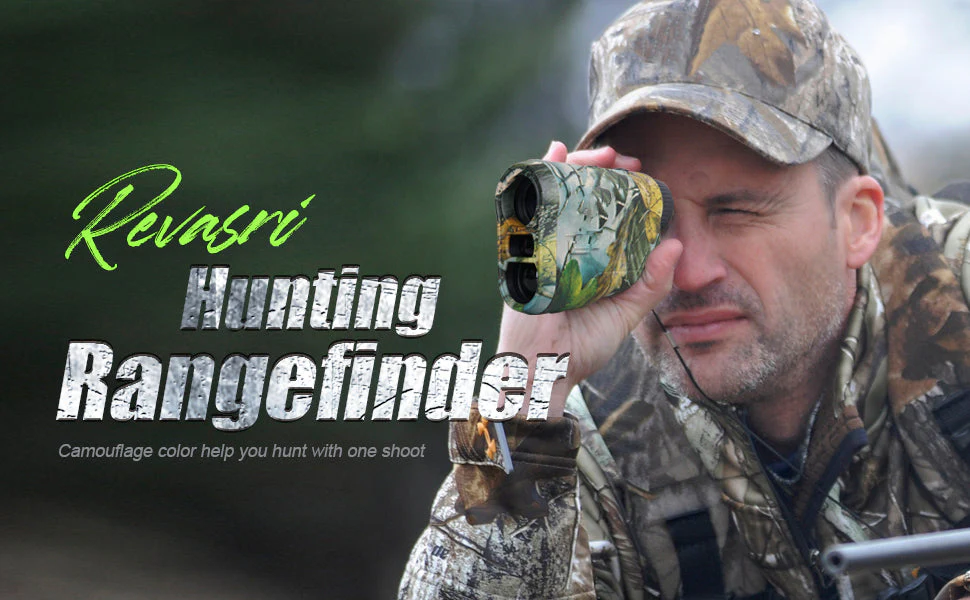 1000 Yard Laser Rangefinder Hunting Golf Range Finder 6.5X Rechargeable - Image 5