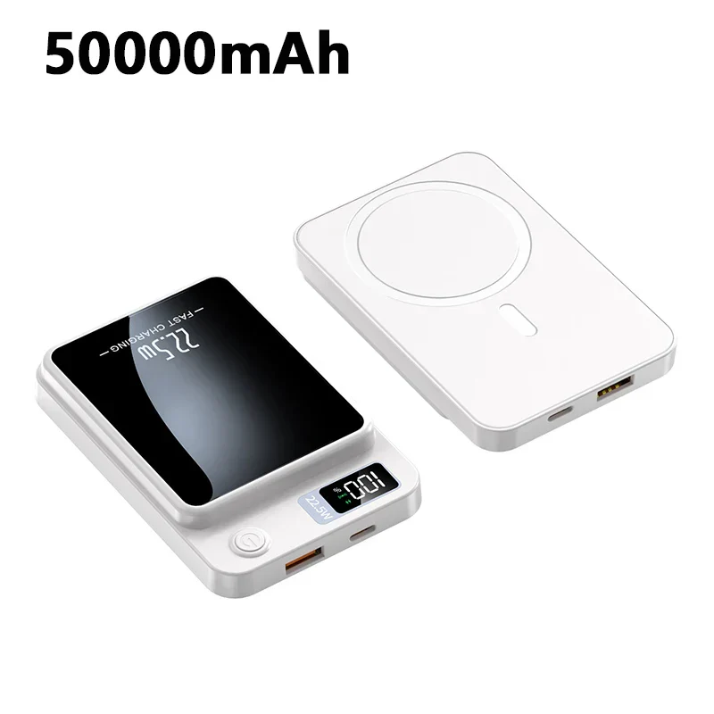 100000mAh Magnetic Wireless Power Bank 22.5W Fast Charging for iPhone & Samsung - Image 10