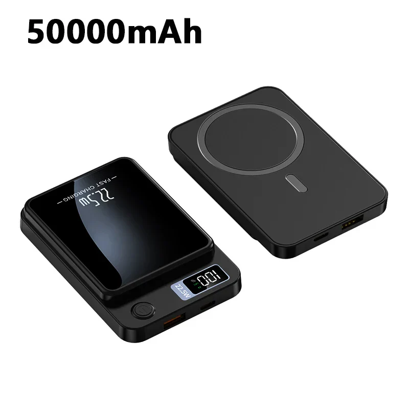 100000mAh Magnetic Wireless Power Bank 22.5W Fast Charging for iPhone & Samsung - Image 11
