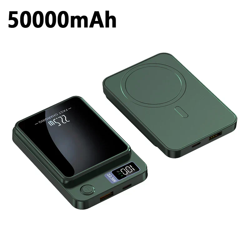 100000mAh Magnetic Wireless Power Bank 22.5W Fast Charging for iPhone & Samsung - Image 9