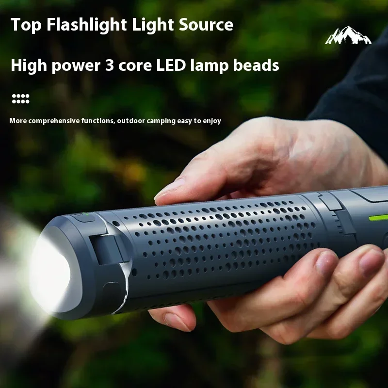 1000LM Rechargeable Camping Lantern Retractable Work Light Hiking Emergency - Image 2
