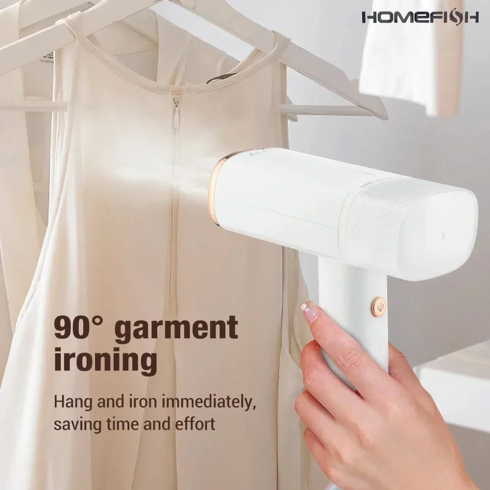 1000W Handheld Garment Steamer Fast Heat 130ml Portable Steam Iron Travel - Image 2
