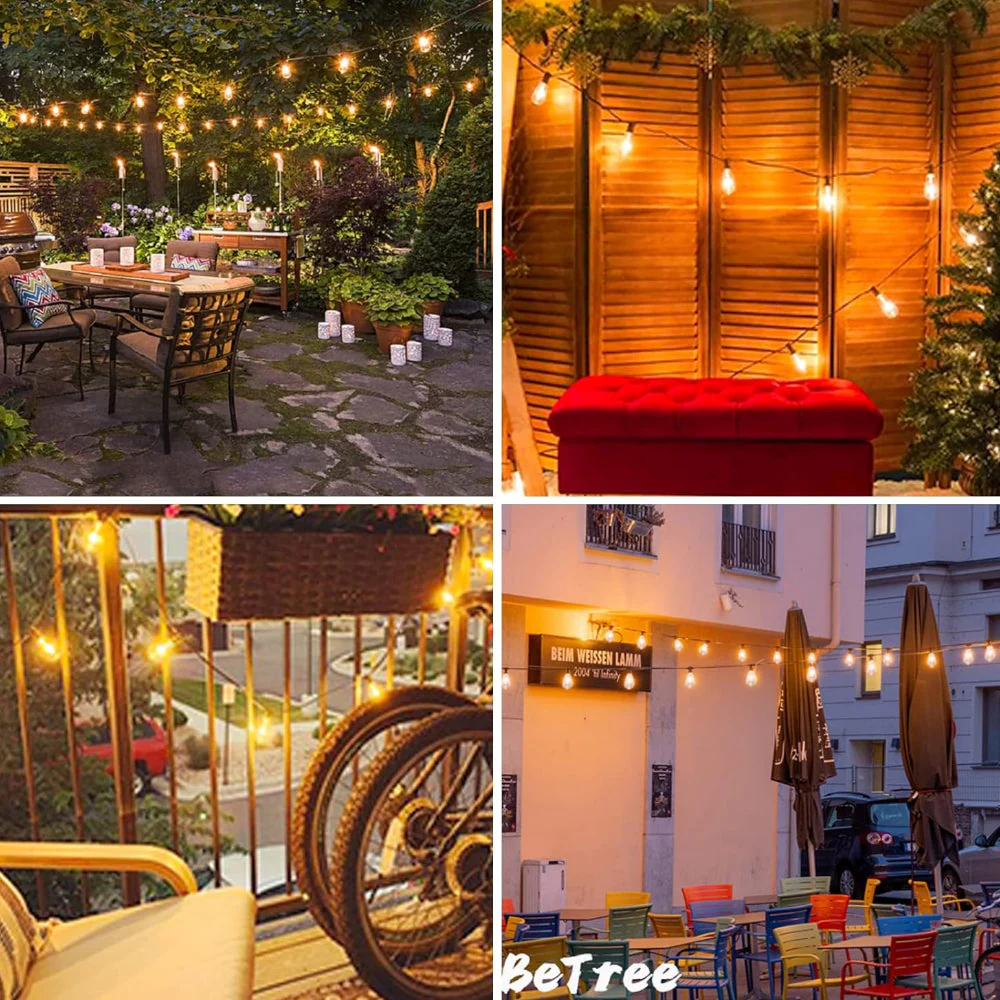 100FT Solar String Lights Outdoor – Waterproof LED Globe Lights for Patio & Garden - Image 9