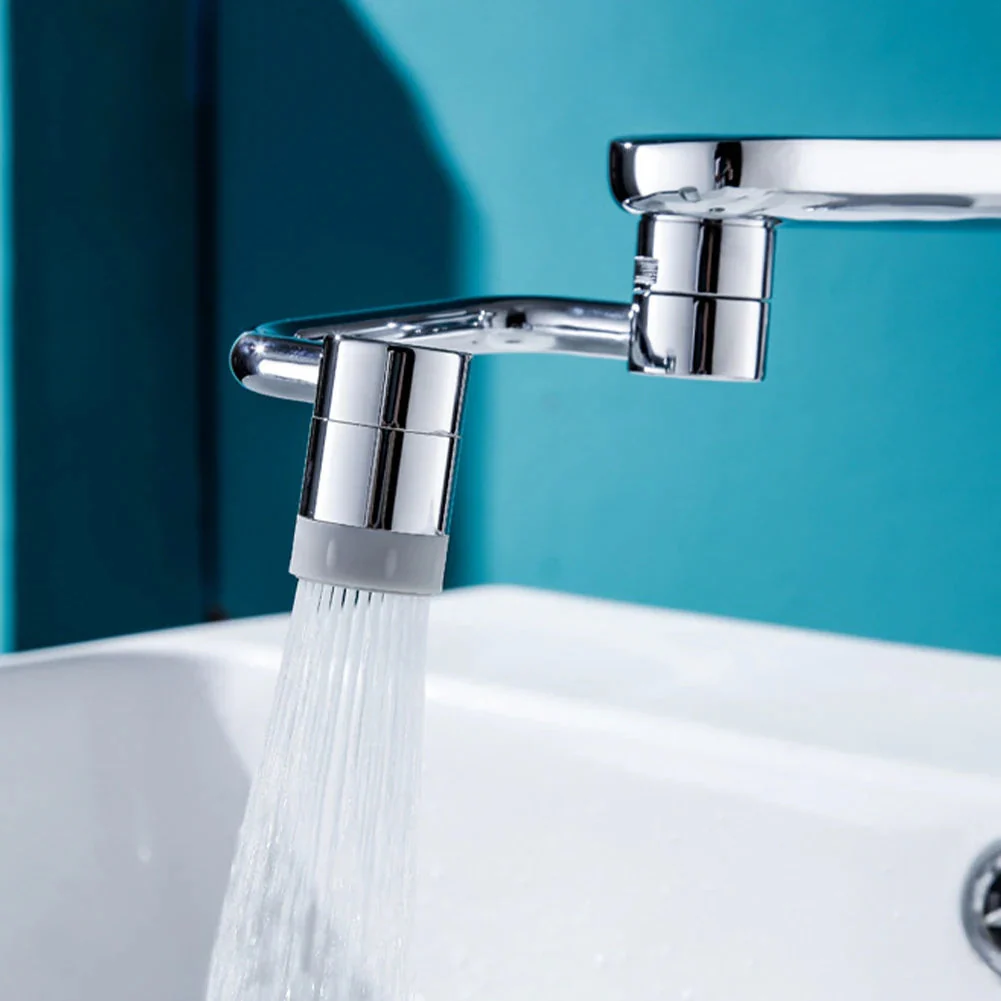 1080° Rotating Faucet Extender Kitchen Tap Aerator Dual Spray Sink Attachment - Image 3
