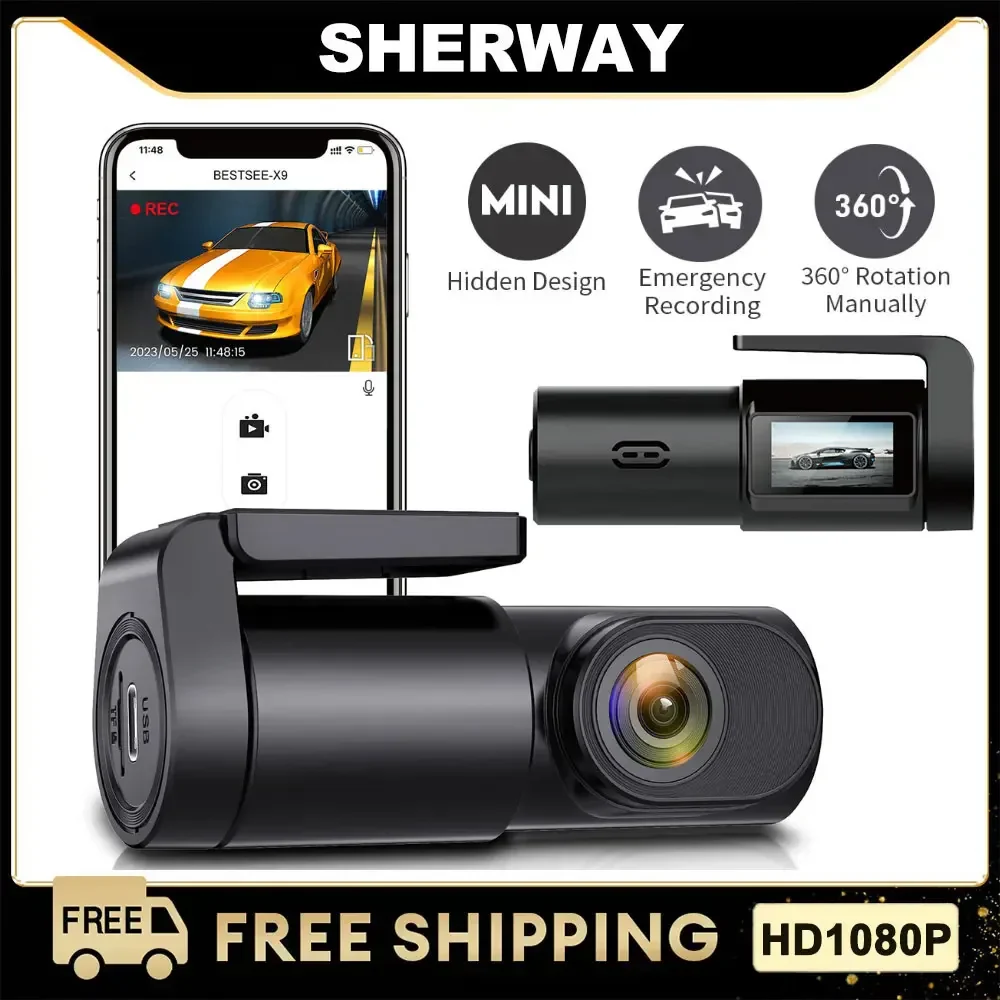 1080P Dash Cam Mini Car DVR Night Vision 24H Parking Monitor Auto Recording - Image 2