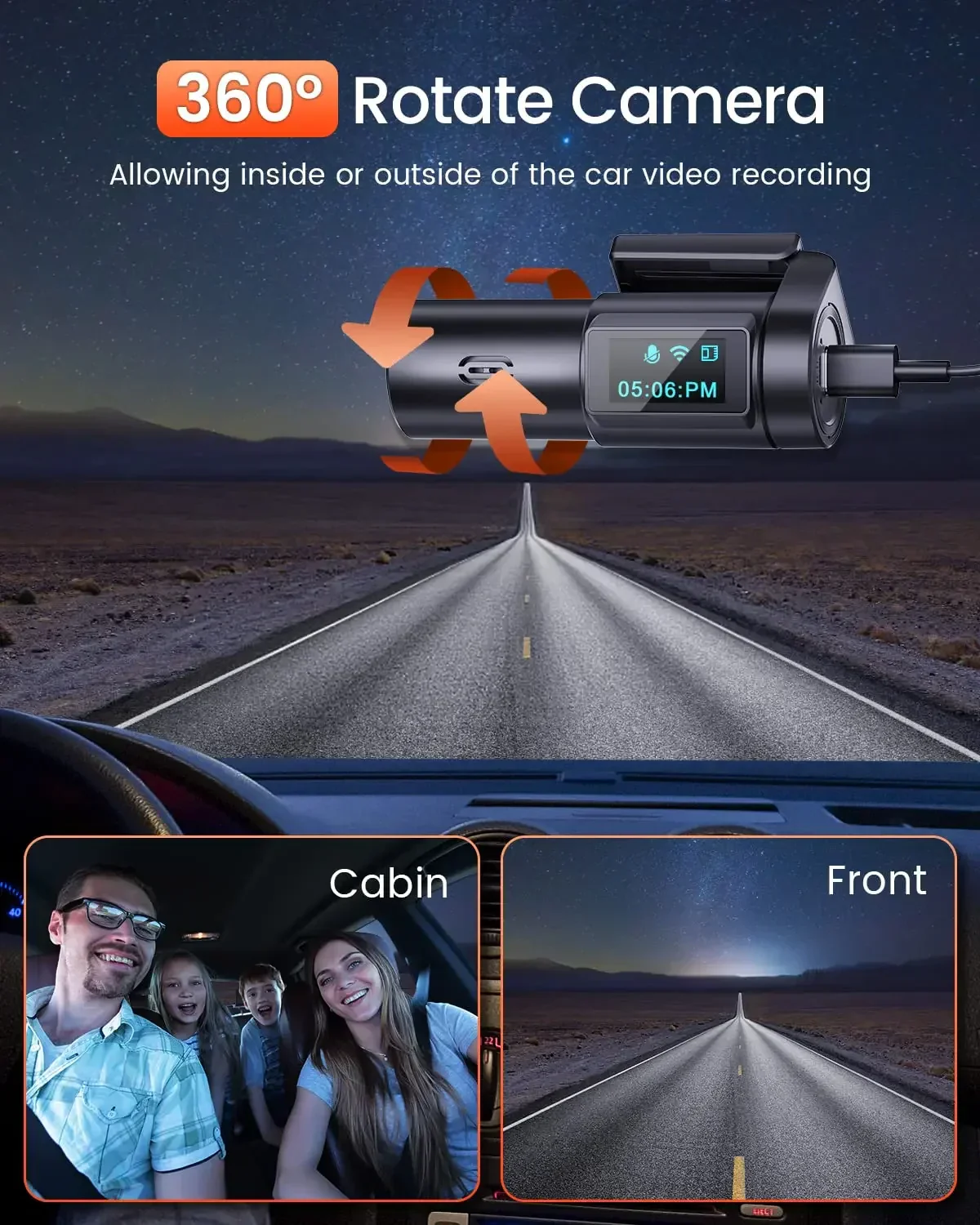 1080P Dash Cam Mini Car DVR Night Vision 24H Parking Monitor Auto Recording - Image 4