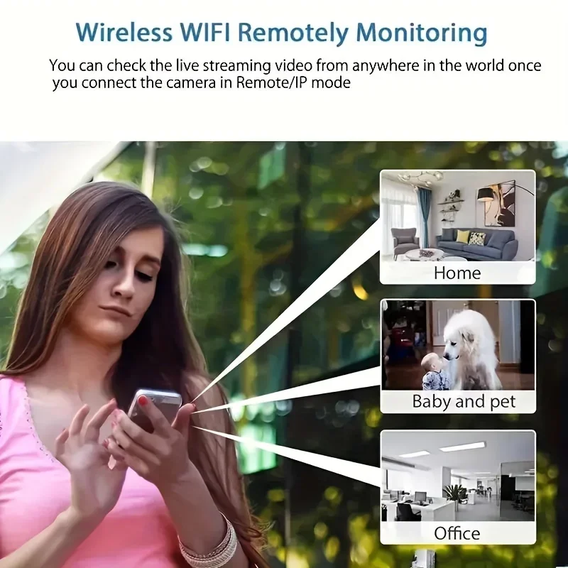 1080P HD Mini WiFi Security Camera Indoor Baby Monitor Night Vision IP Cam - Image 3