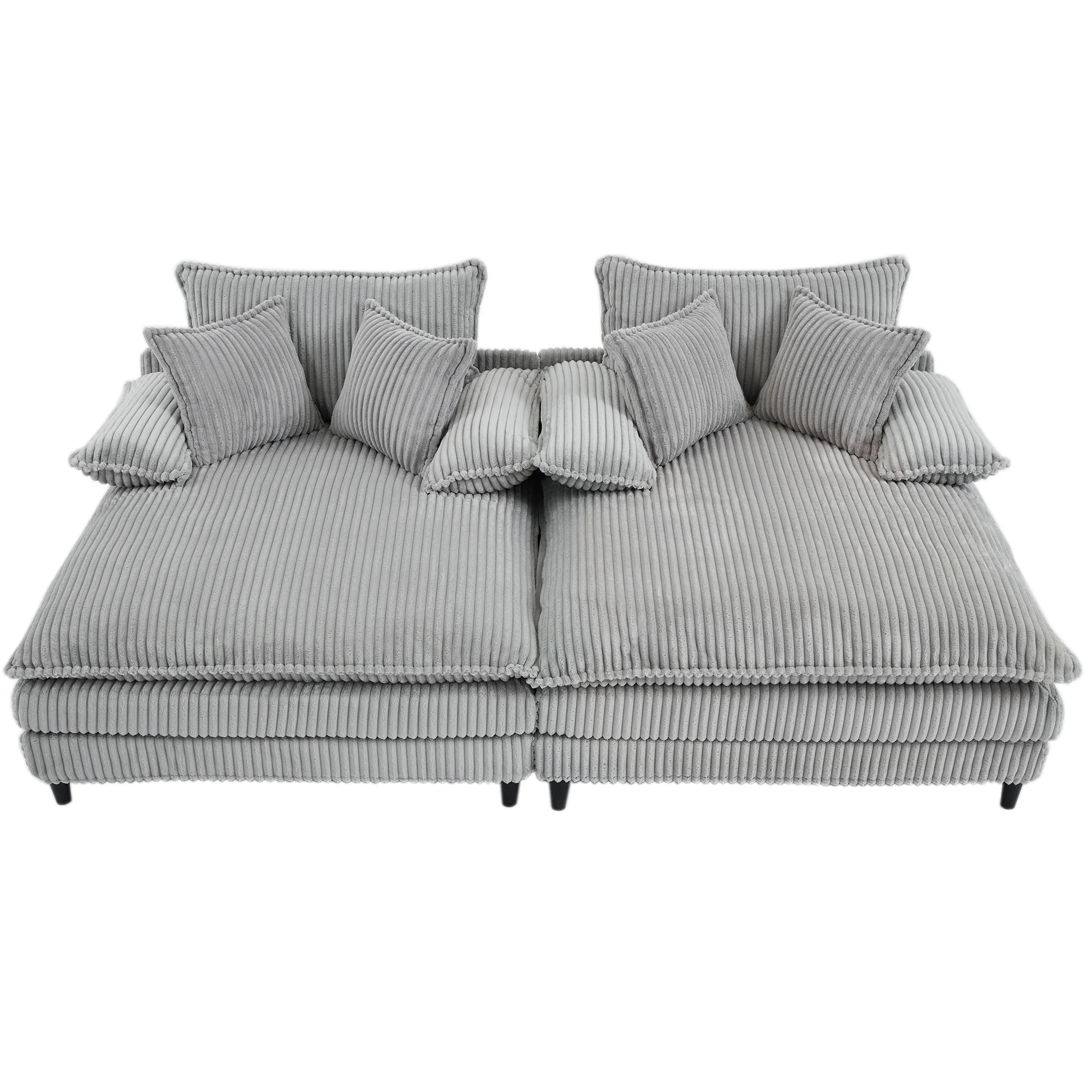 109" W Oversized Double Lounge Chaise Sofa - Image 18
