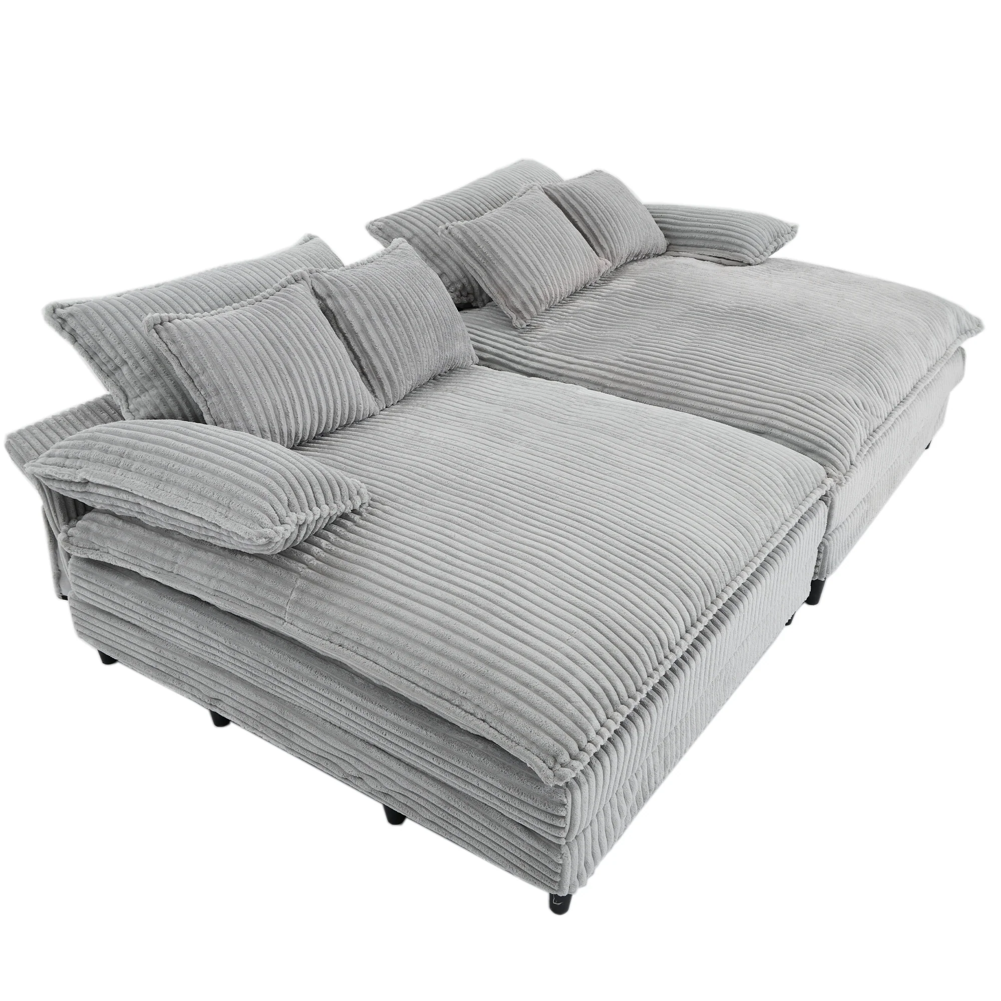 109" W Oversized Double Lounge Chaise Sofa - Image 19