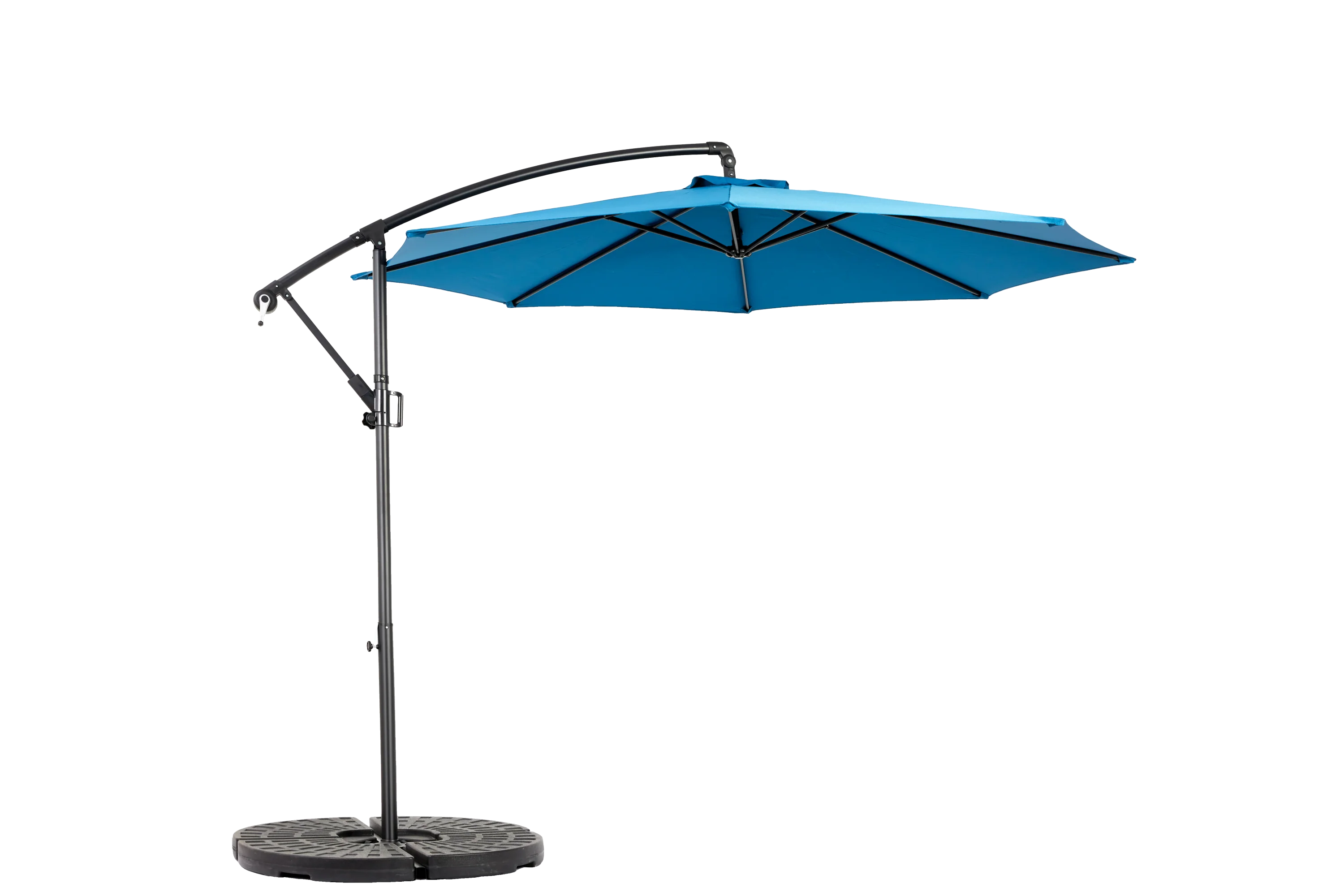 10ft Offset Hanging Market Patio Umbrella with Easy Tilt Adjustment - Image 2
