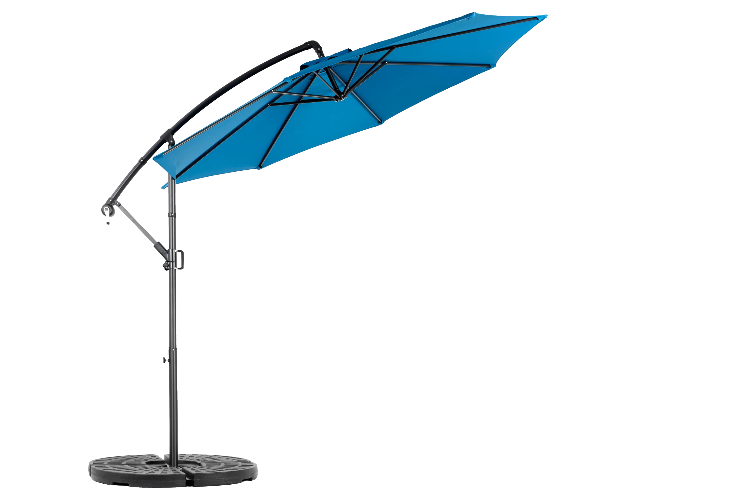 10ft Offset Hanging Market Patio Umbrella with Easy Tilt Adjustment - Image 3