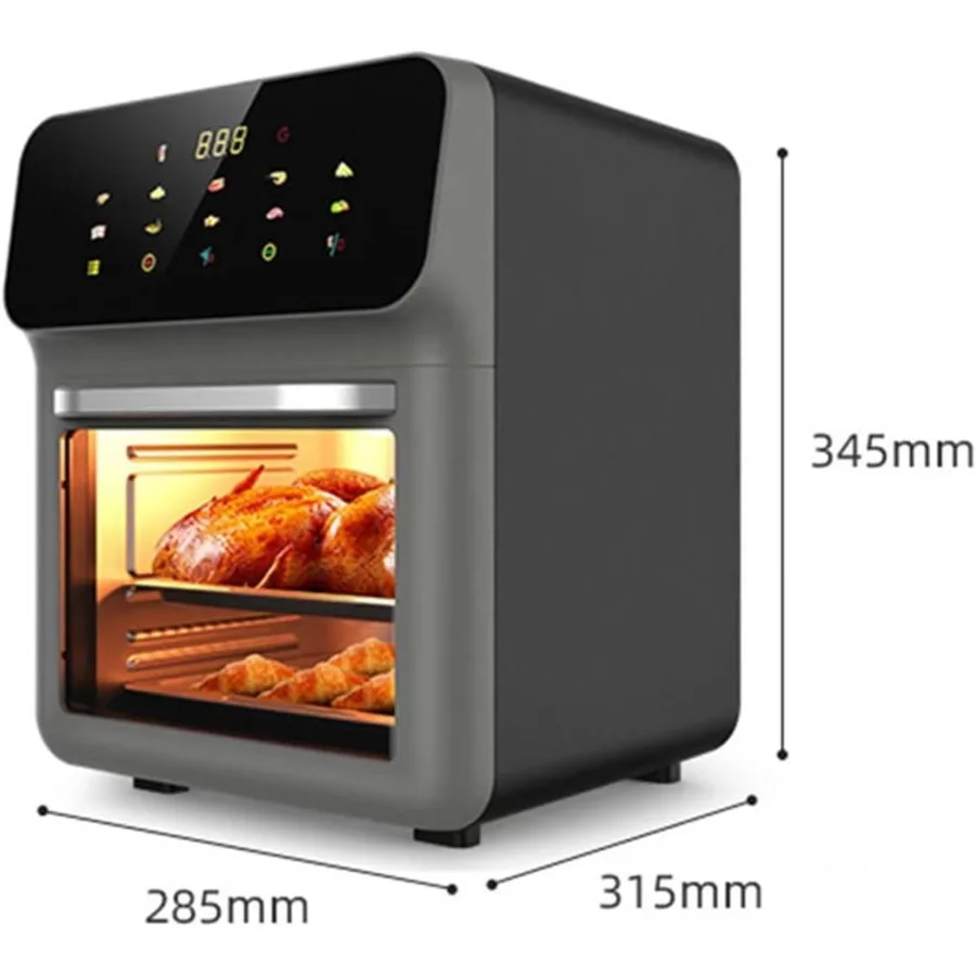 11-in-1 Air Fryer Toaster Oven Combo with Grill Digital Convection Countertop - Image 4