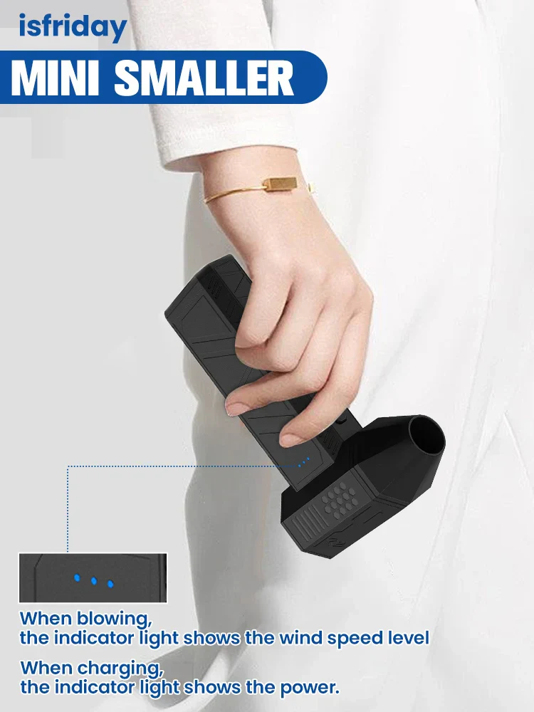 110000RPM Electric Air Duster Cordless Compressed Air Blower Mini Turbo Cleaner - Image 3