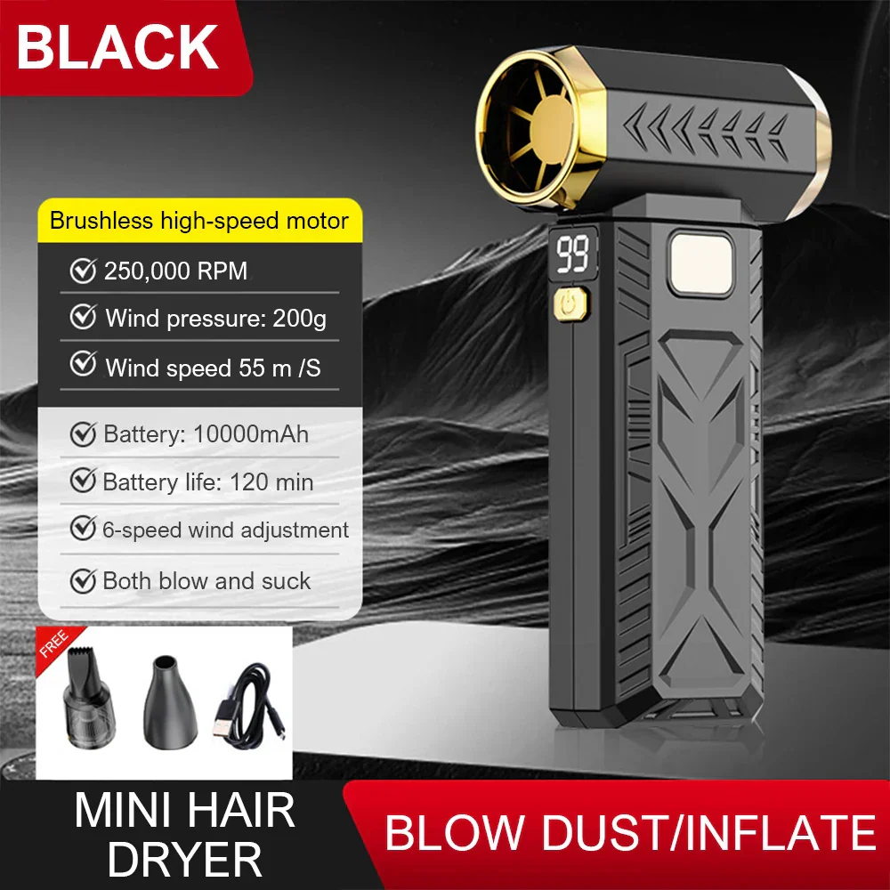 110000RPM Electric Air Duster Cordless Compressed Air Blower Mini Turbo Cleaner - Image 7