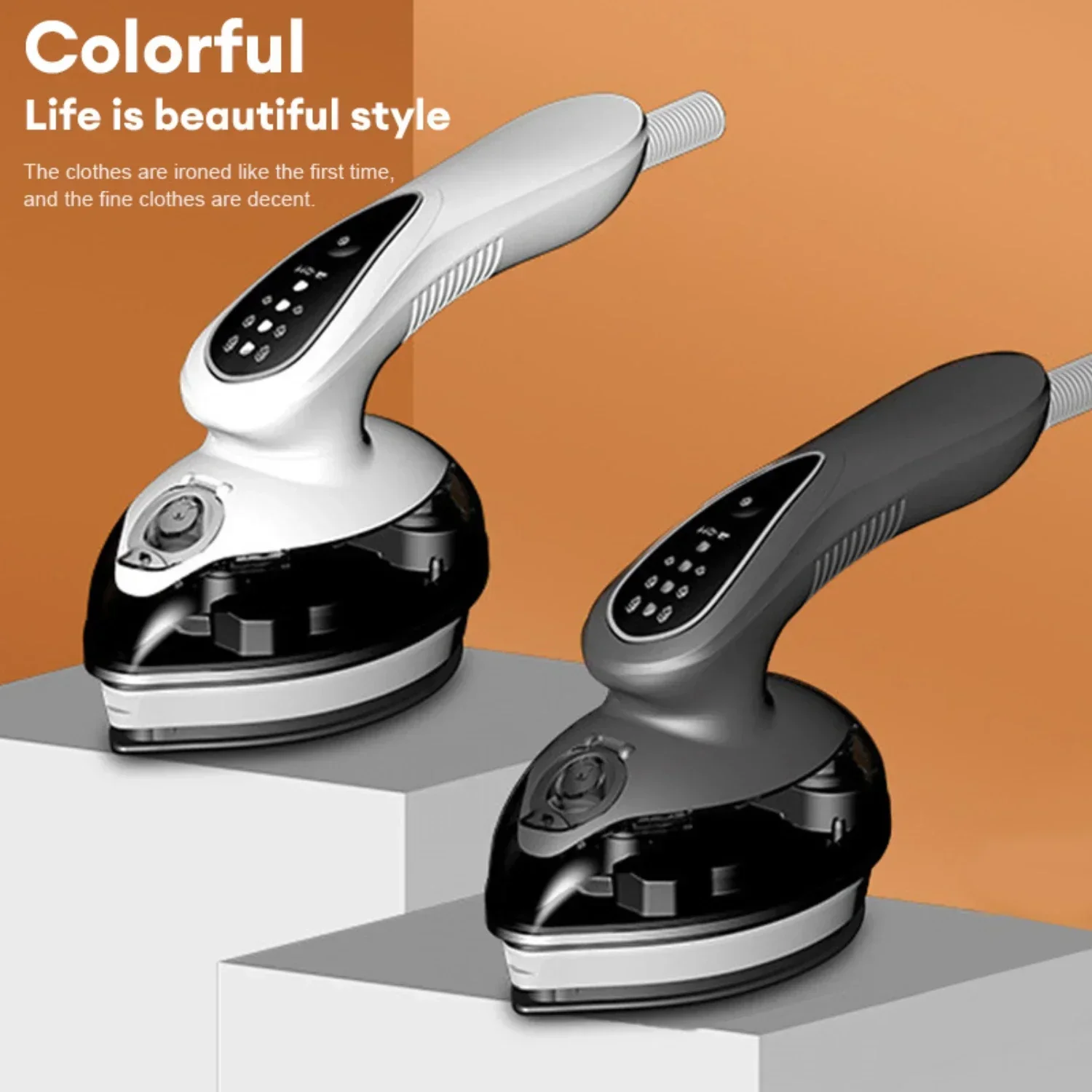 1100W Handheld Garment Steamer Portable Steam Iron Cleaner for Home Travel - Image 4