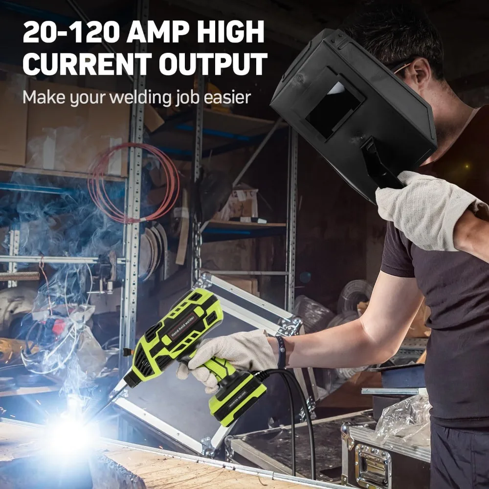 110V Handheld Portable Welding Machine IGBT Inverter ARC Welder 20-120Amp Gun - Image 2
