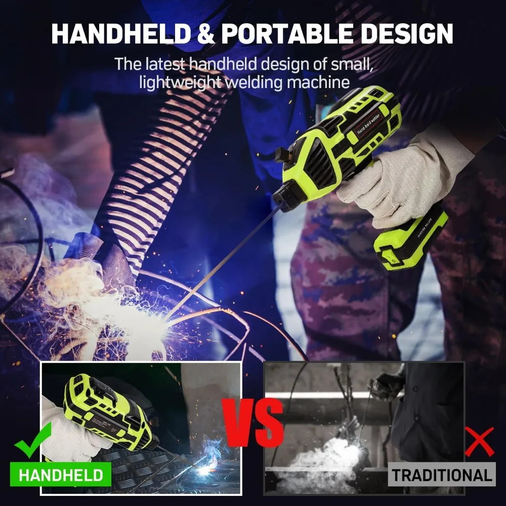 110V Handheld Portable Welding Machine IGBT Inverter ARC Welder 20-120Amp Gun - Image 4