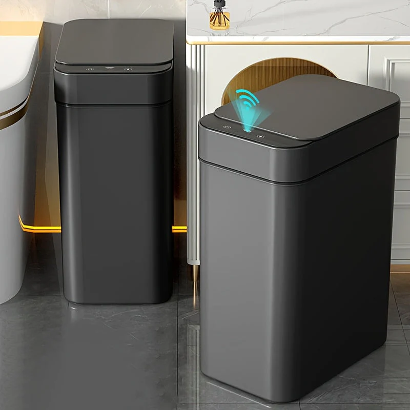 11L Motion Sensor Trash Can Slim Touchless Bathroom Kitchen Bin - Image 2