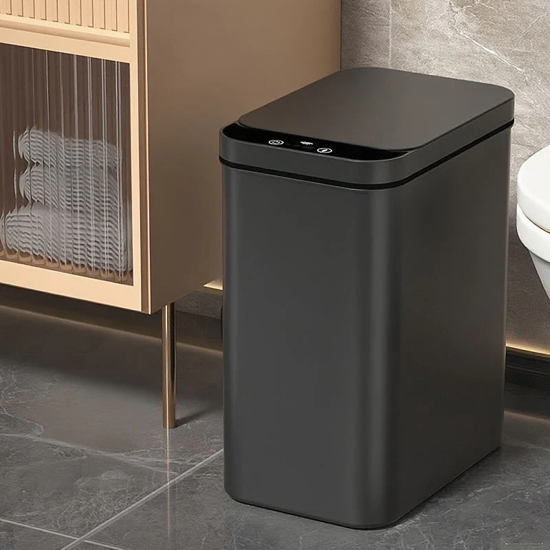 11L Motion Sensor Trash Can Slim Touchless Bathroom Kitchen Bin - Image 3