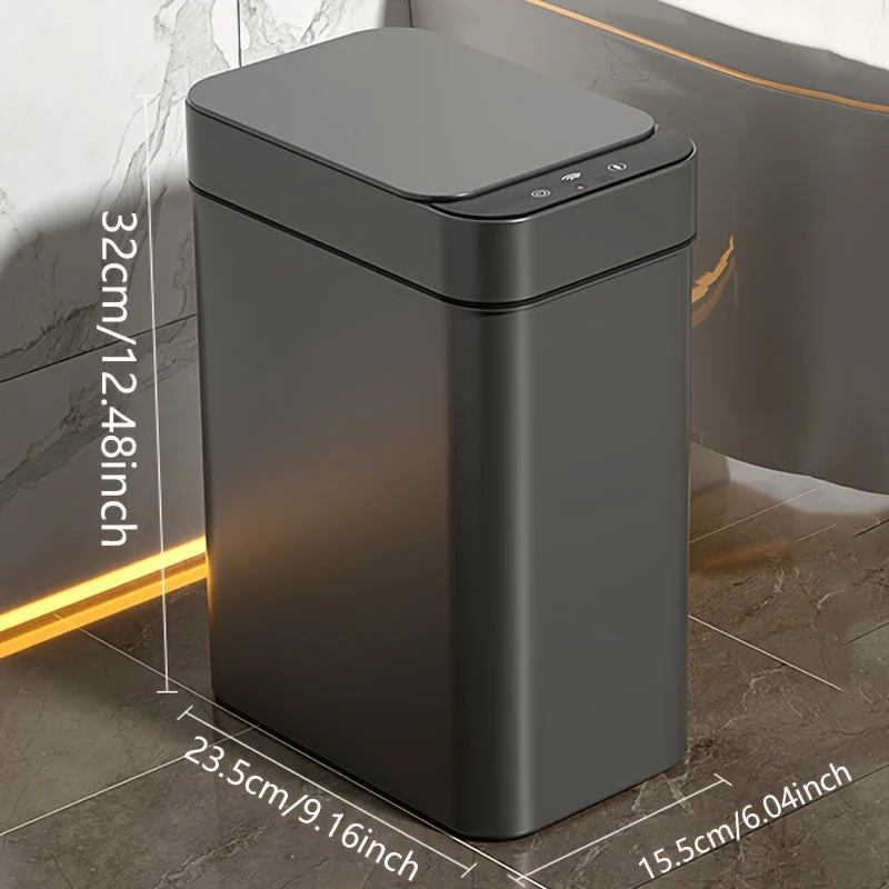 11L Motion Sensor Trash Can Slim Touchless Bathroom Kitchen Bin - Image 4