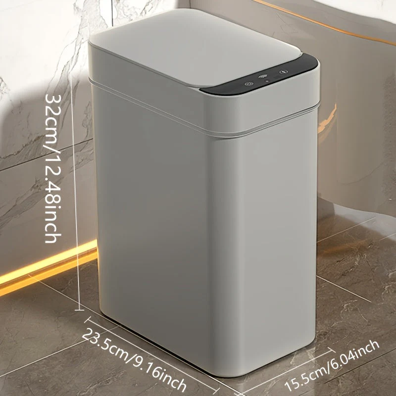 11L Motion Sensor Trash Can Slim Touchless Bathroom Kitchen Bin - Image 6