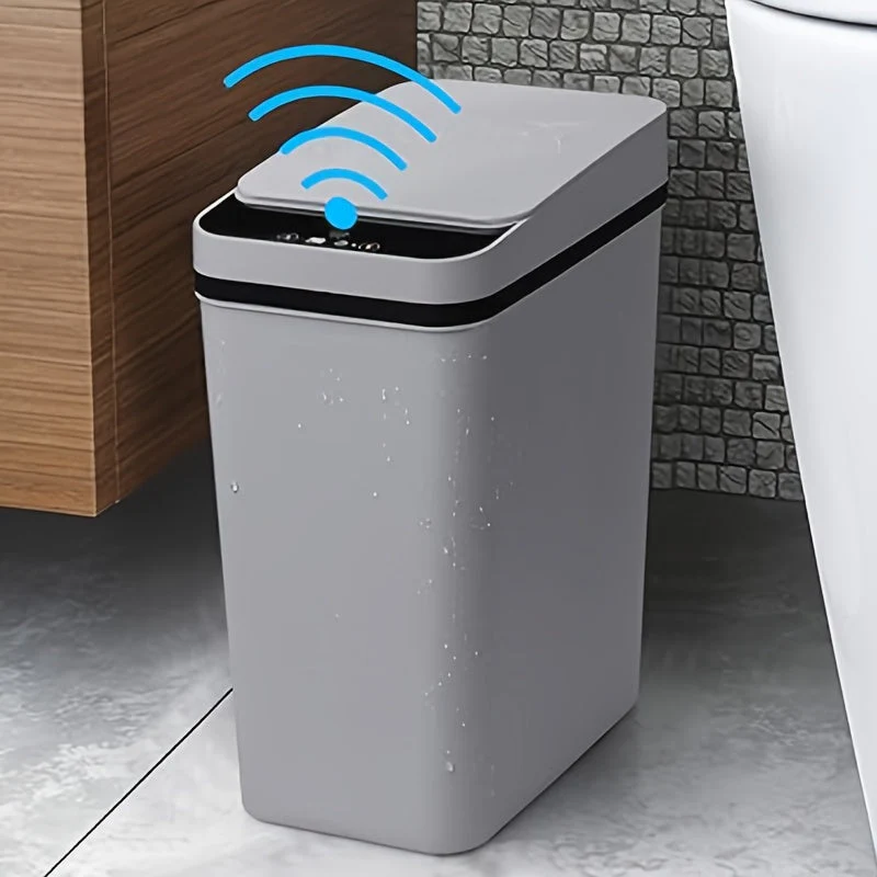 11L Motion Sensor Trash Can Slim Touchless Bathroom Kitchen Bin - Image 9
