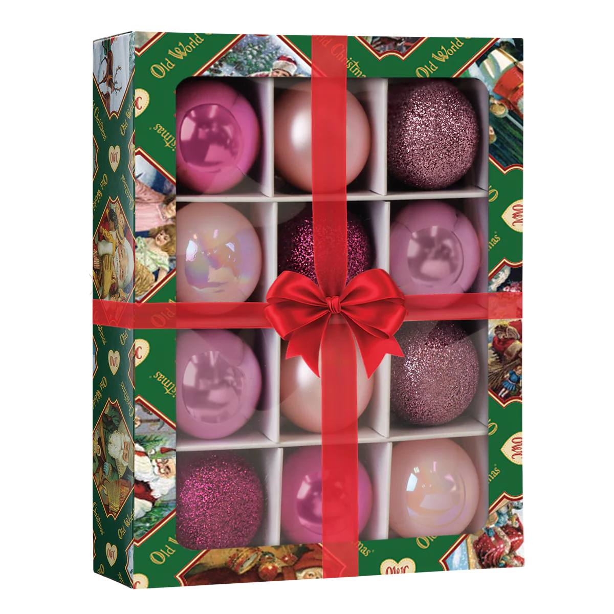12 Count 1.5" Posh Pink Balls Ornament - Image 2