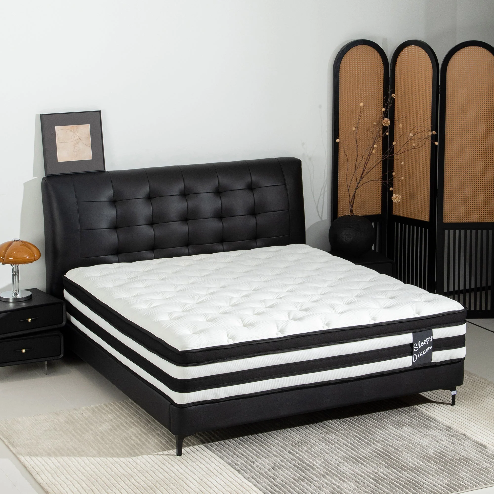12 Inch Queen Size Hybrid Mattress with Memory Foam and Pocket Springs - Image 4