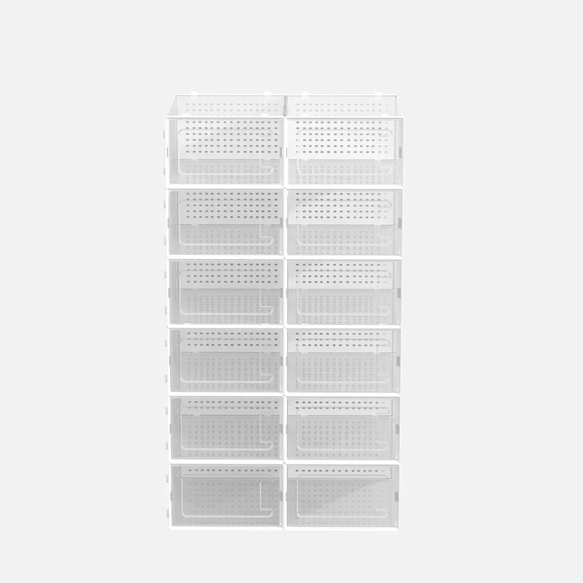 12 Pack of Plastic Stackable Shoe Boxes - Image 20