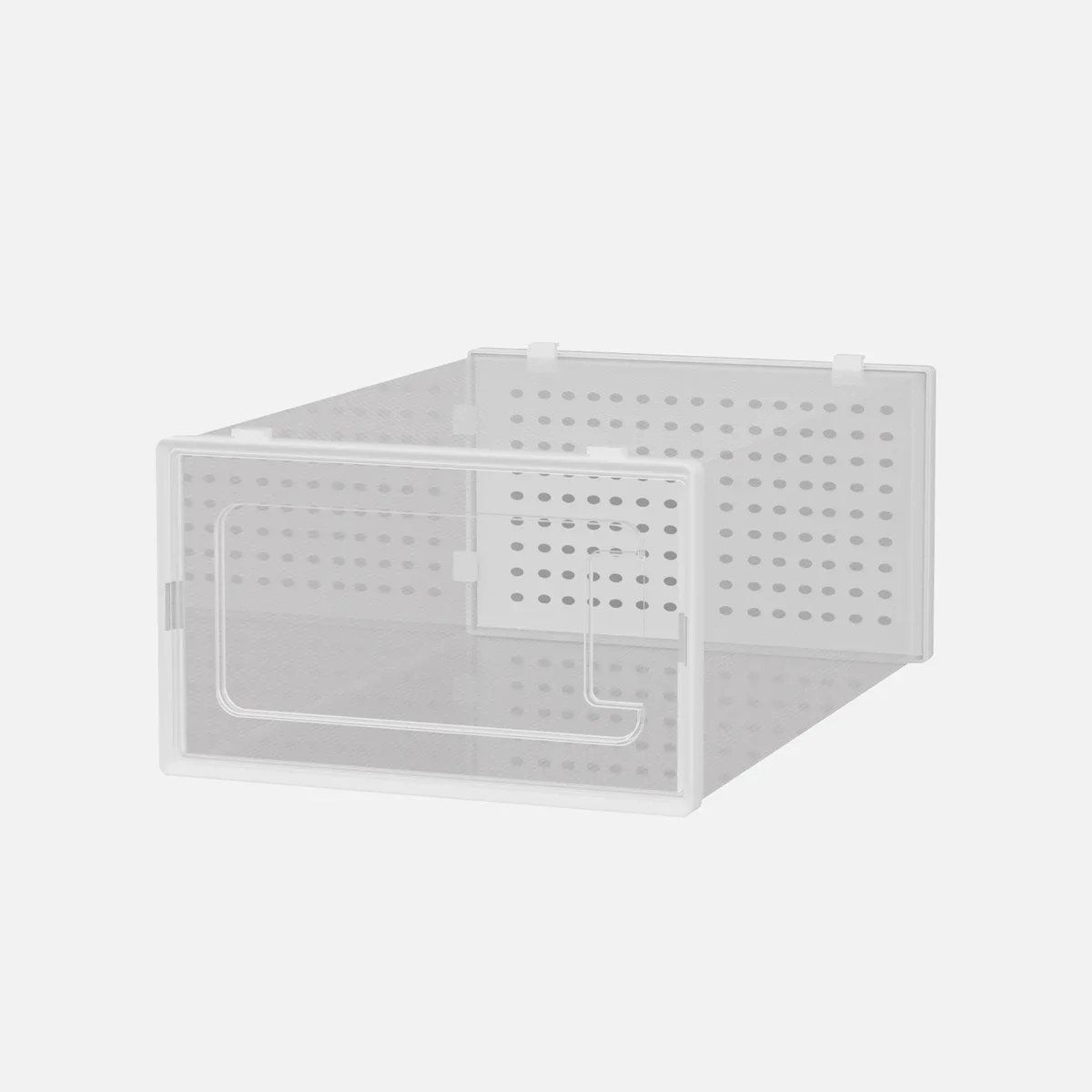 12 Pack of Plastic Stackable Shoe Boxes - Image 9
