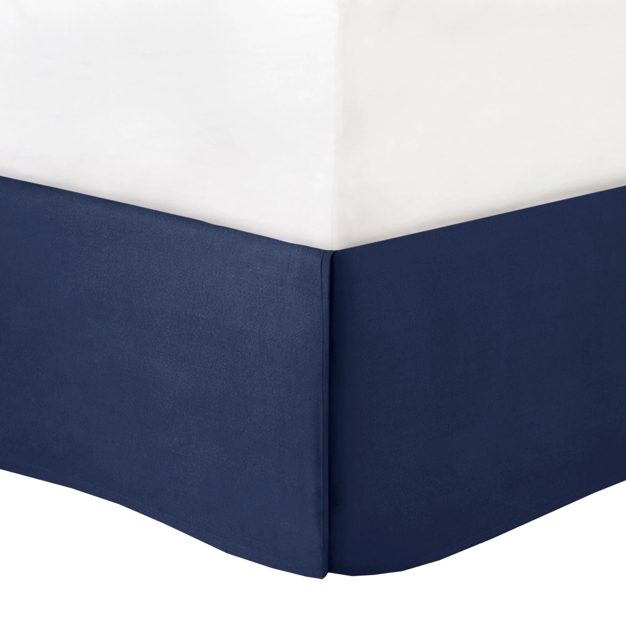 12 Piece Comforter Set with Cotton Bed Sheets Navy Cal King - Image 19