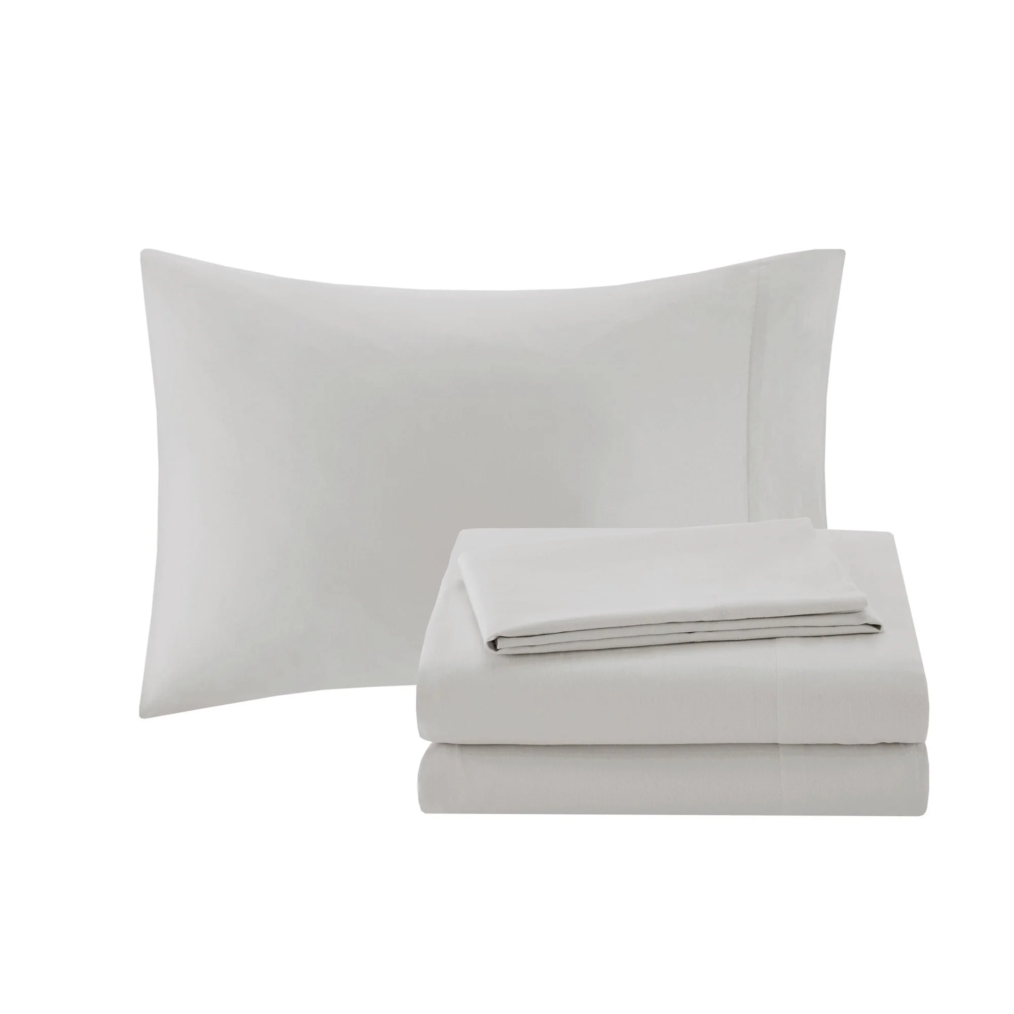 12 Piece Comforter Set with Cotton Bed Sheets Navy King - Image 14