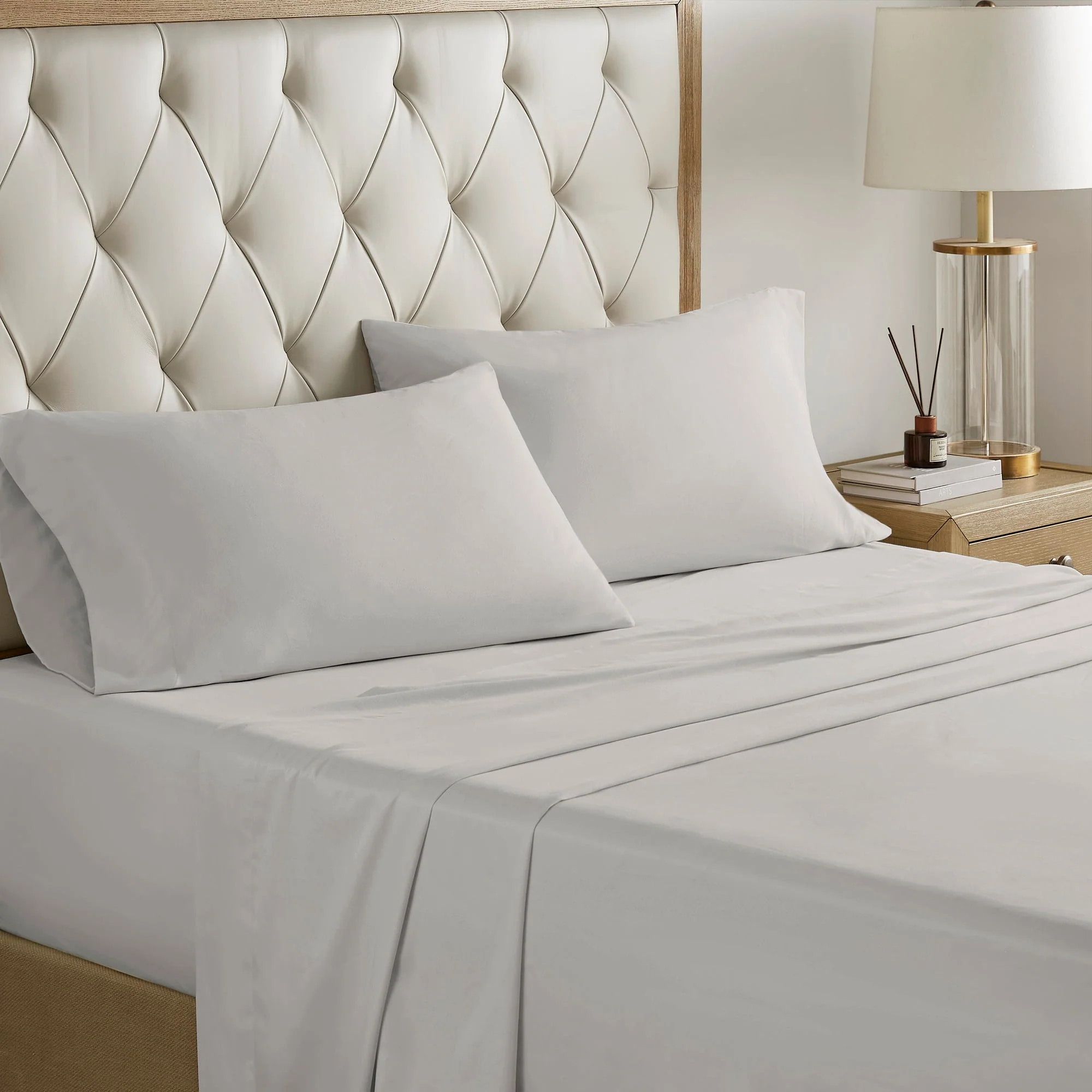 12 Piece Comforter Set with Cotton Bed Sheets Navy King - Image 16