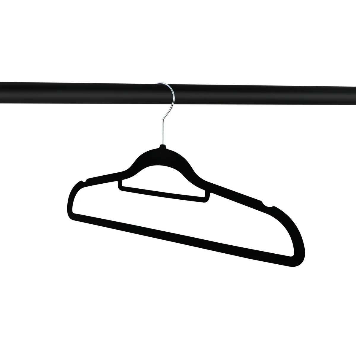 120 Pack of Premium Velvet Non-Slip Hangers with 360 Degree Rotatable Hook - Image 10