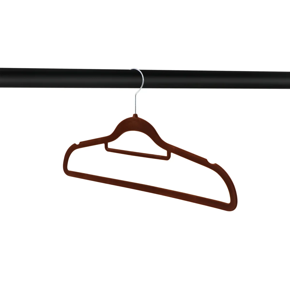 120 Pack of Premium Velvet Non-Slip Hangers with 360 Degree Rotatable Hook - Image 14