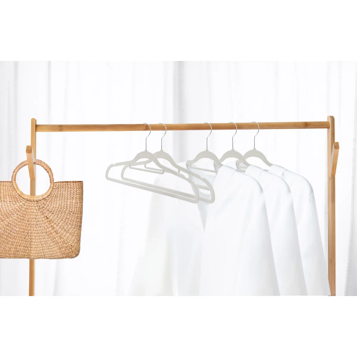 120 Pack of Premium Velvet Non-Slip Hangers with 360 Degree Rotatable Hook - Image 28