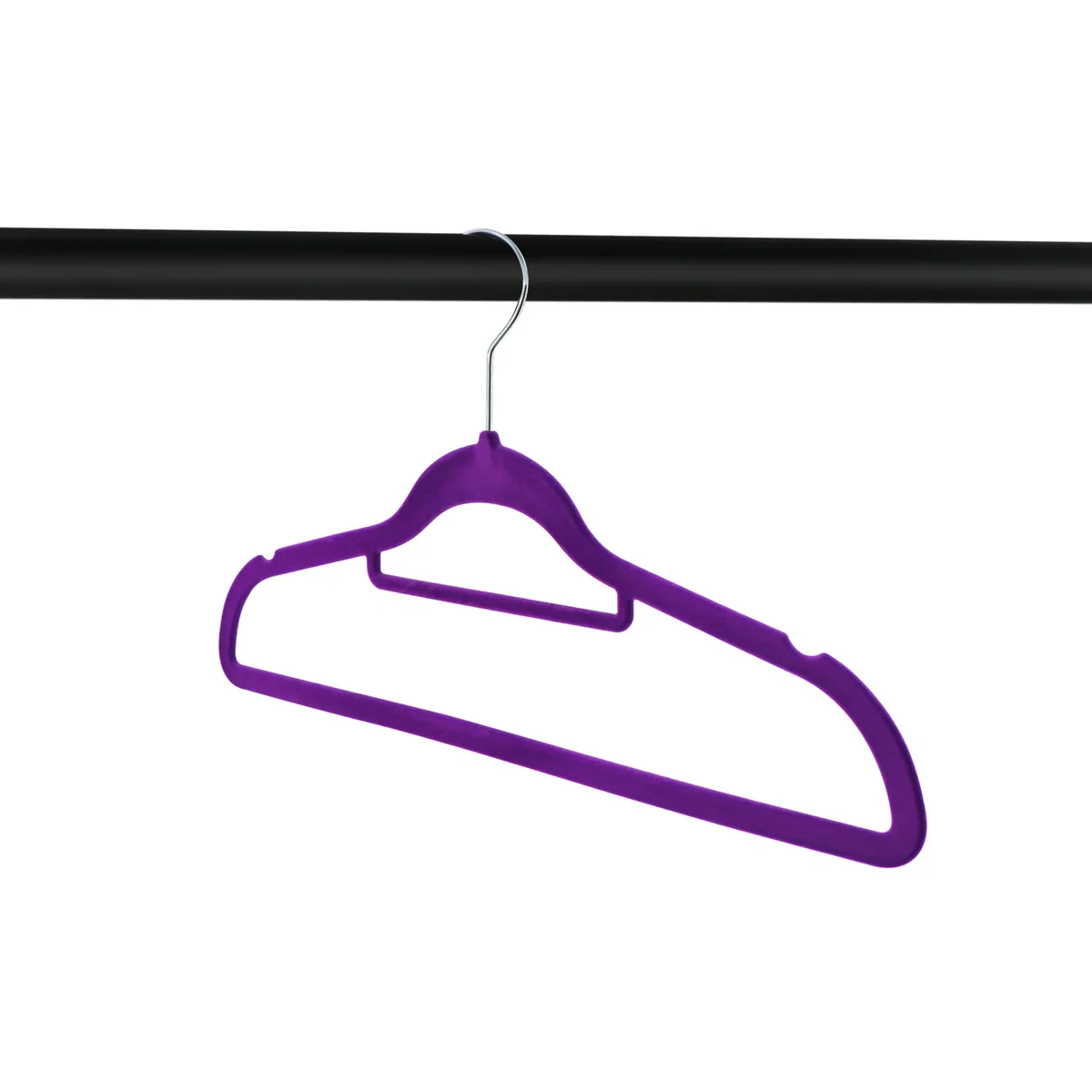120 Pack of Premium Velvet Non-Slip Hangers with 360 Degree Rotatable Hook - Image 42